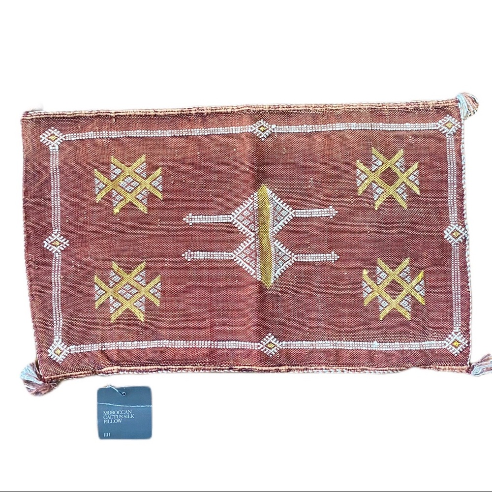 NWT RH MOROCCAN CACTUS SILK PILLOW COVER